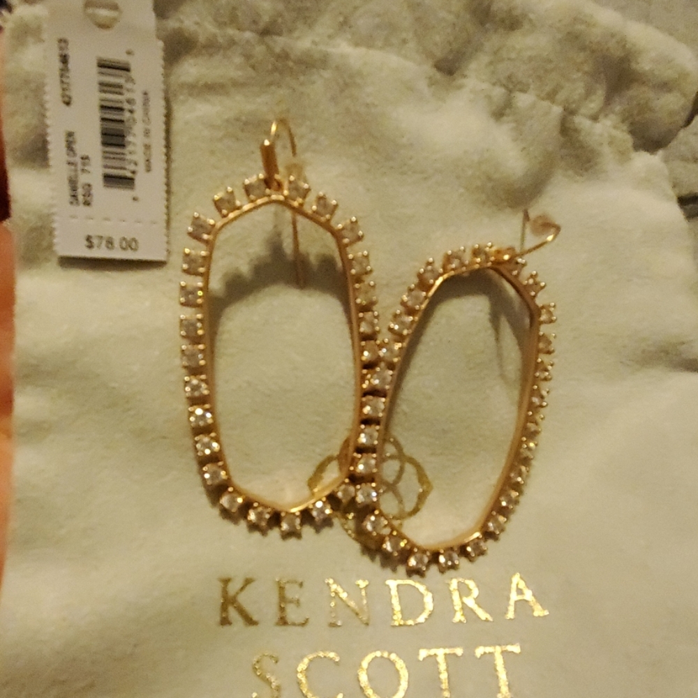 Kendra Scott Danielle Open Frame Crystal Statement - Picture 2 of 4